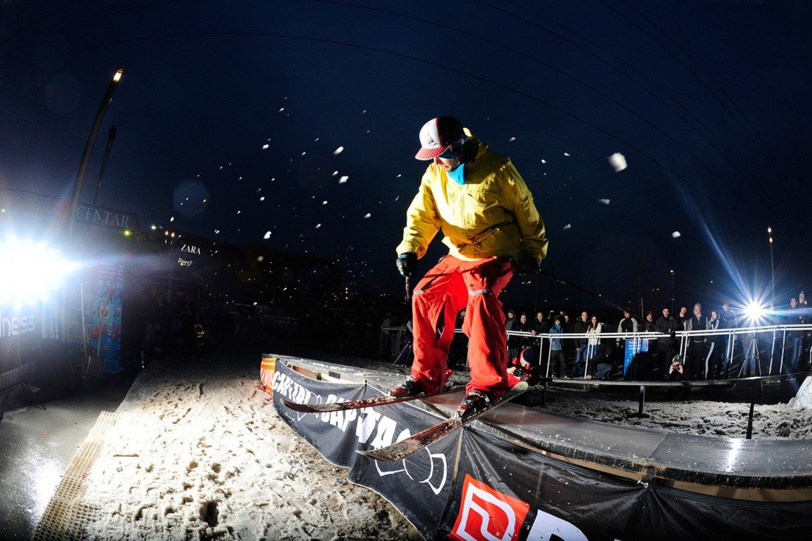 Freestyle skiing by