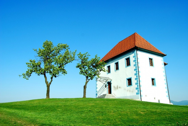 Hotel on the hill by Luka Trošt