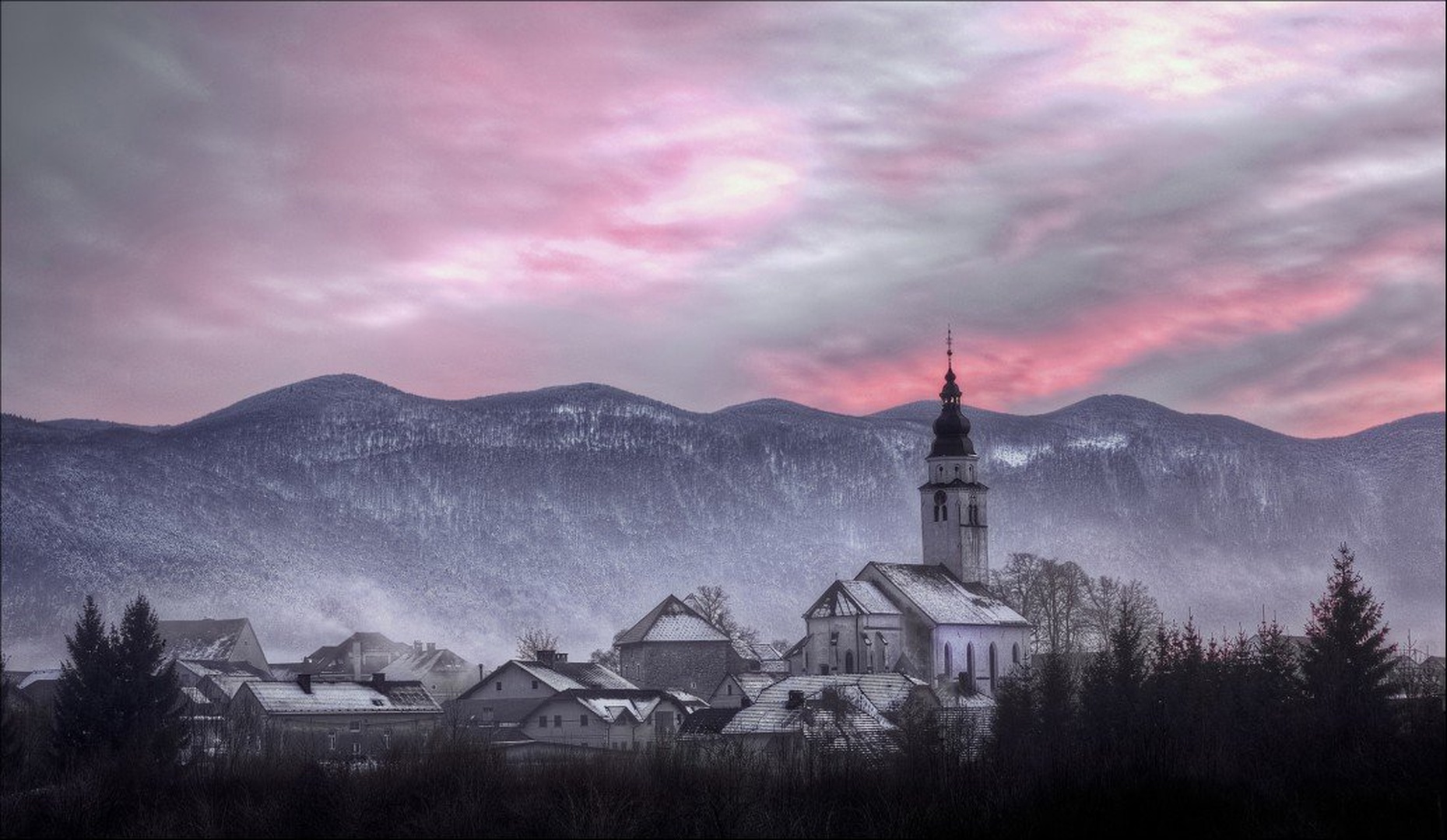 Purple sky by Peter Turšič