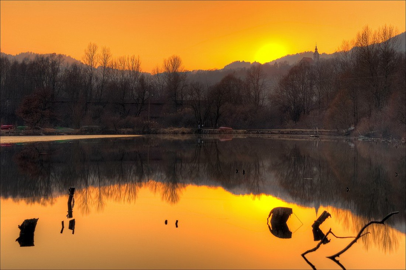 Burning sky by Peter Turšič