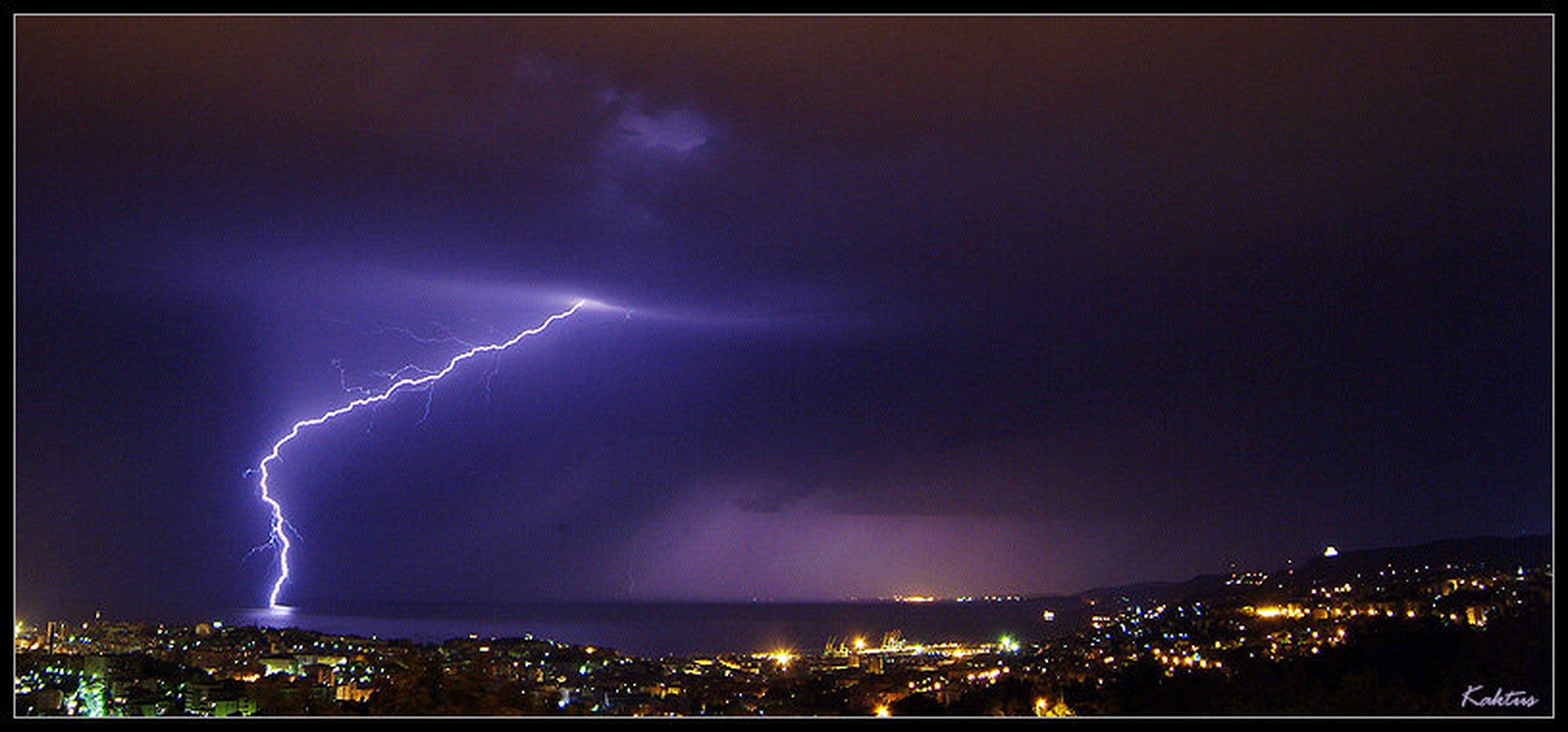 Trieste under attack by