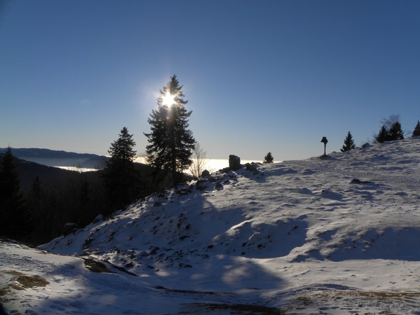 Jutro na poti na Veliko planino. by Roman Zupanc