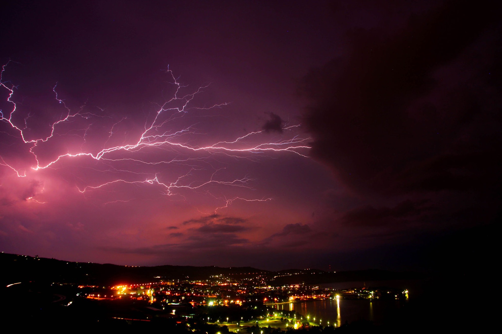 lightning in Izola by igor skof