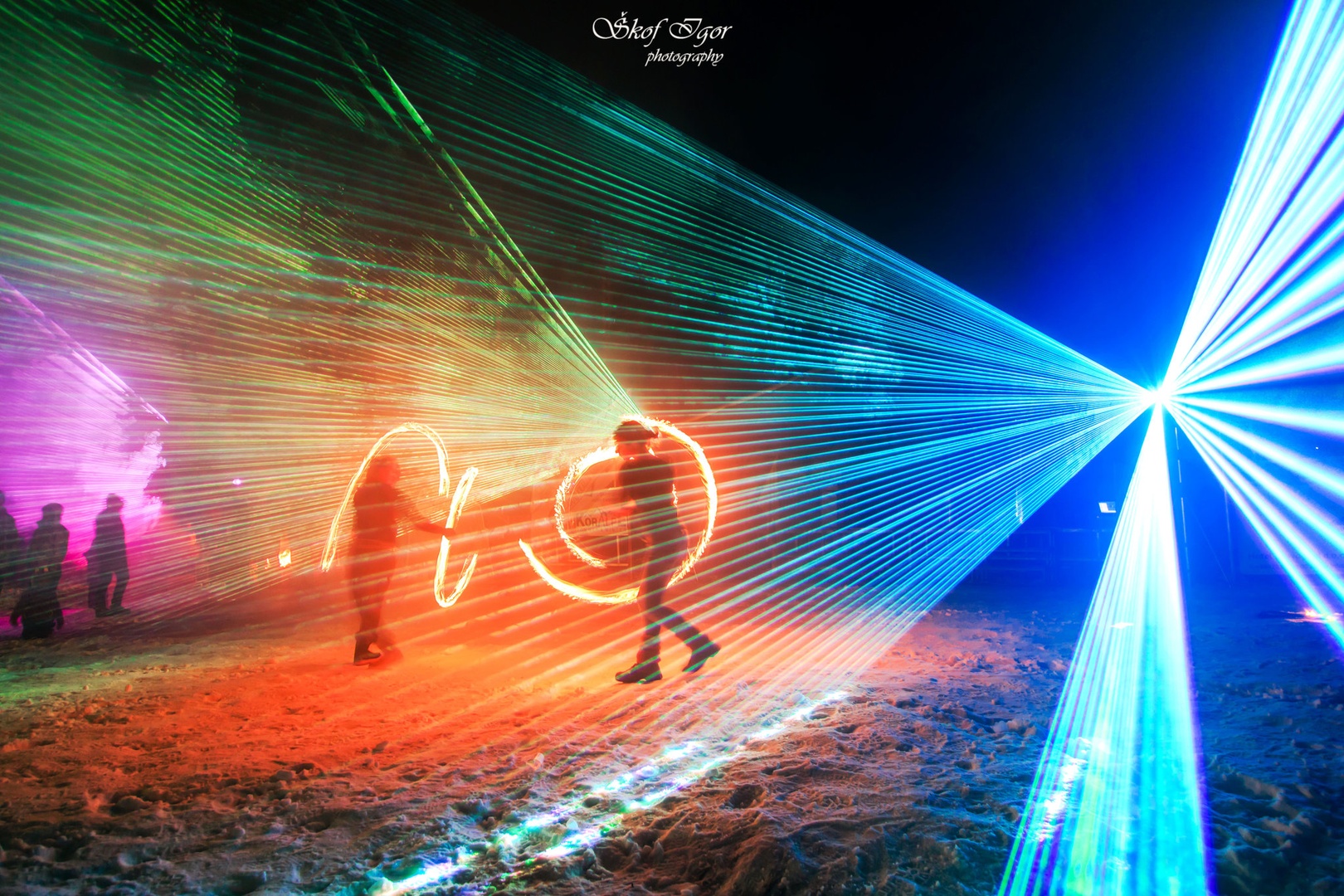 dance and laser show by igor skof