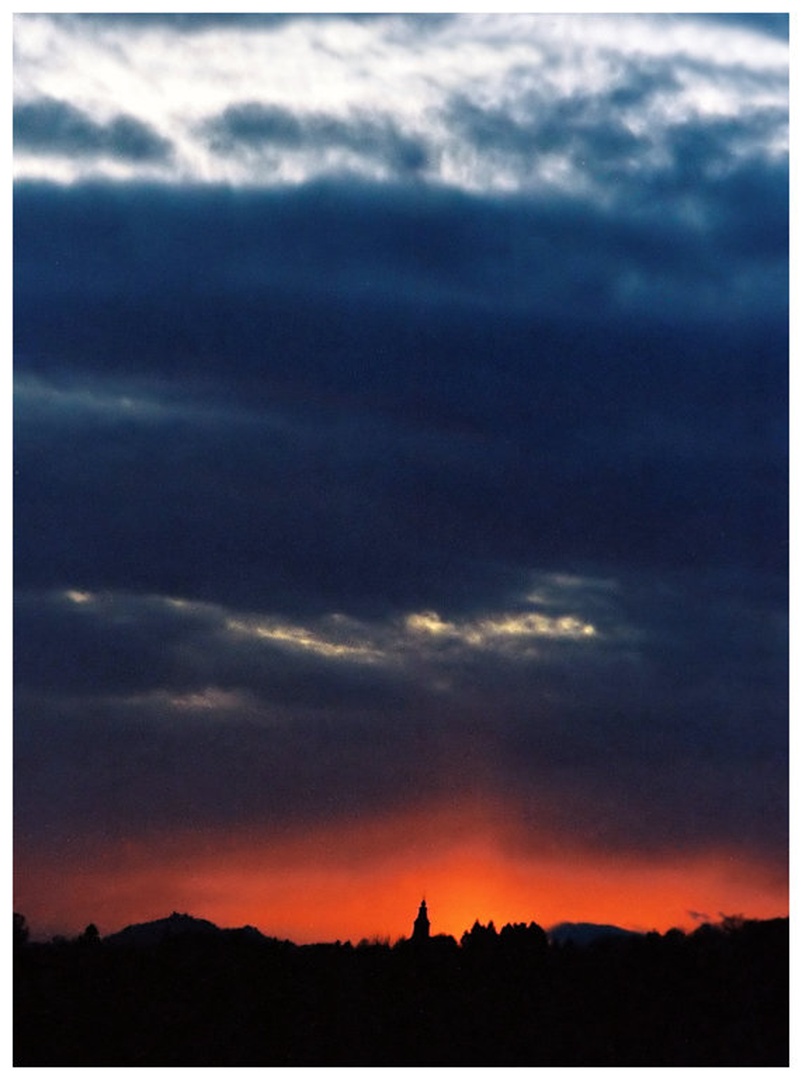 red sunset by Miha Skulj
