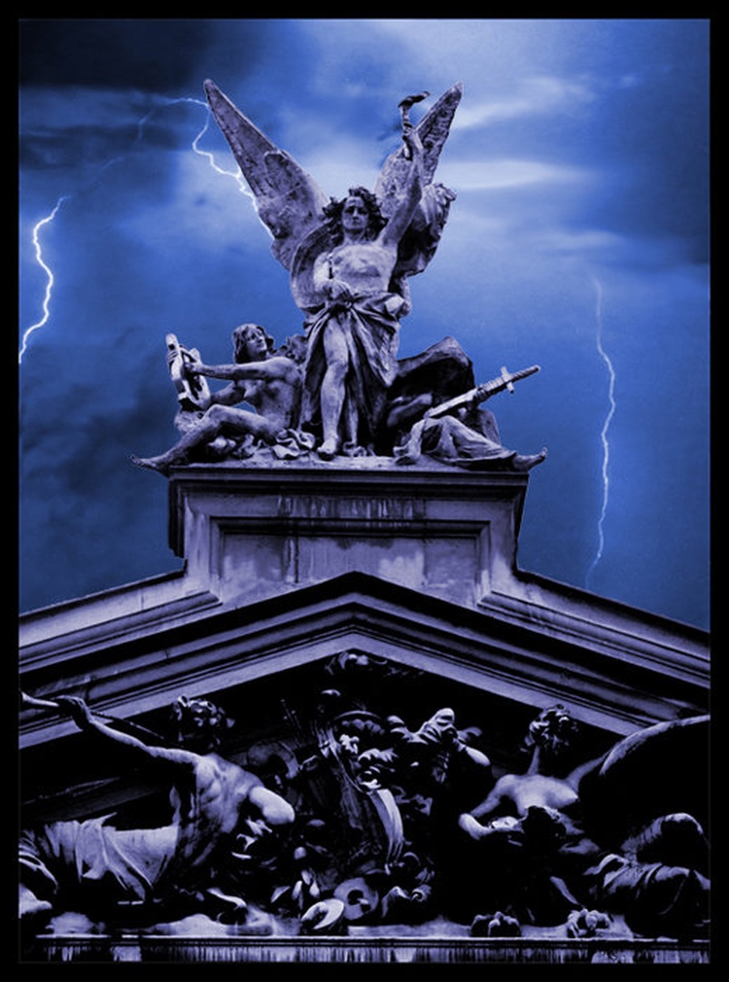 the bringer of blue light by Miha Skulj