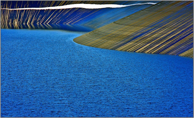 Artificial lake by Simon Kovačič