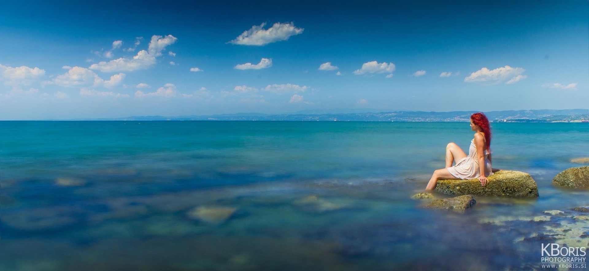 Red rests at the shores of the Blue by Boris K