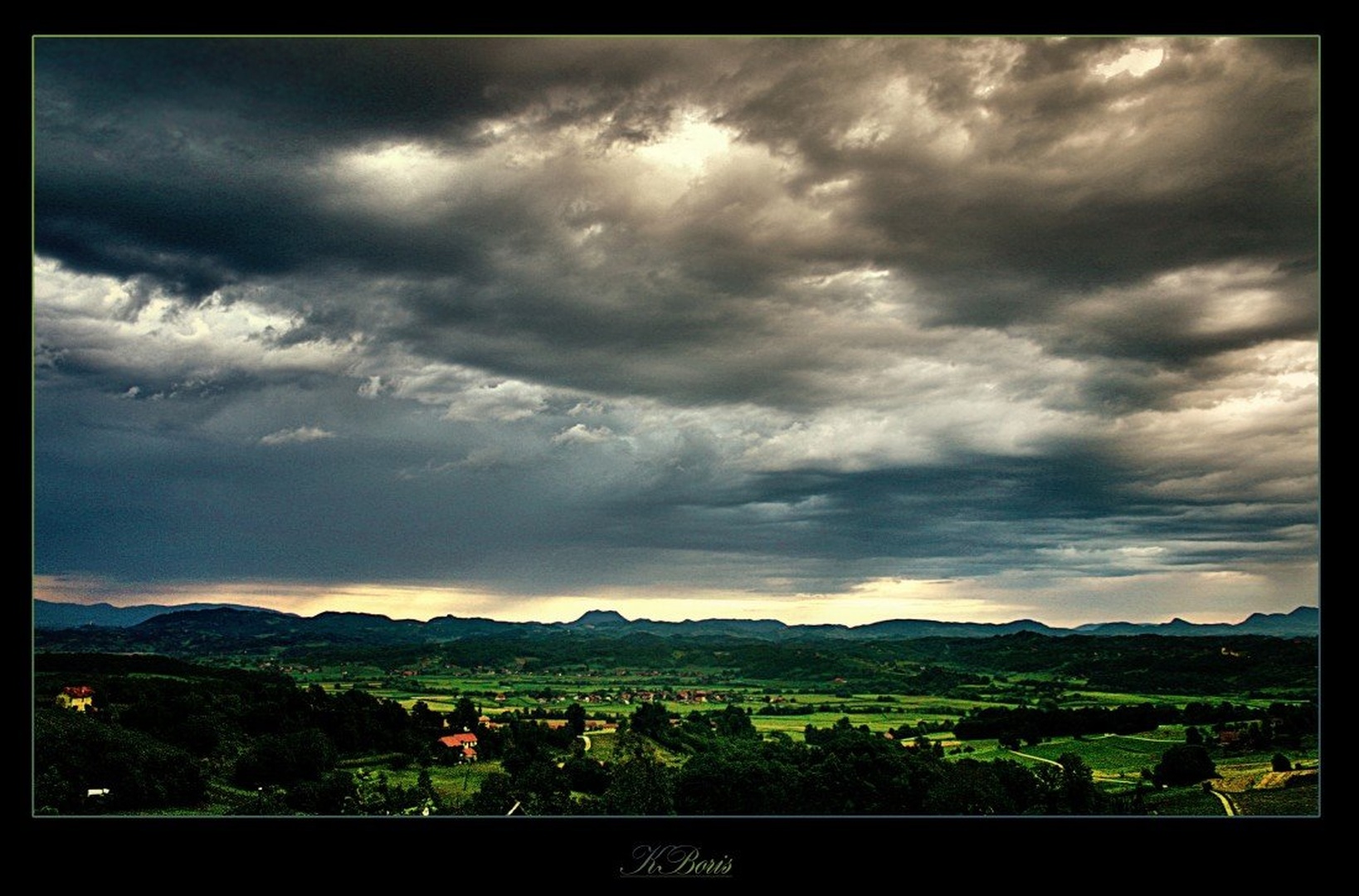 Hell over paradise by Boris K
