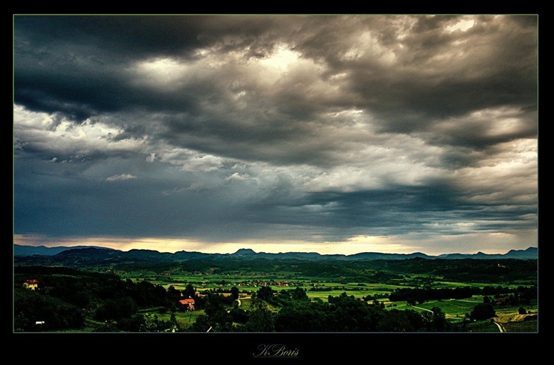 Hell over paradise by Boris K