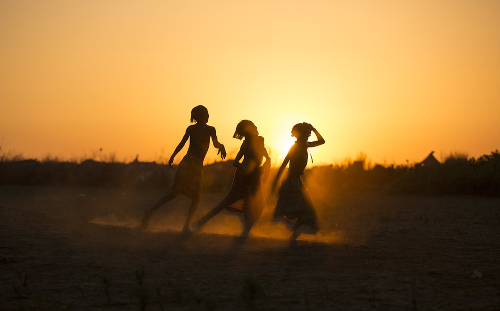 Sunset Tribal Dance by Goran Jovic
