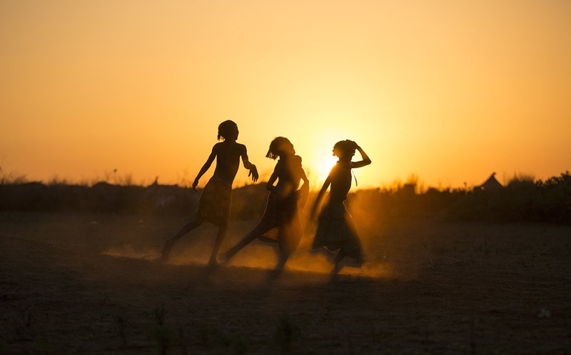 Sunset Tribal Dance by Goran Jovic