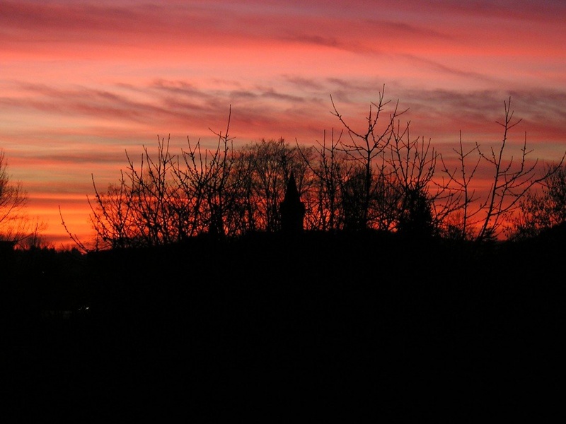 Crimson Sunset by Tine V.