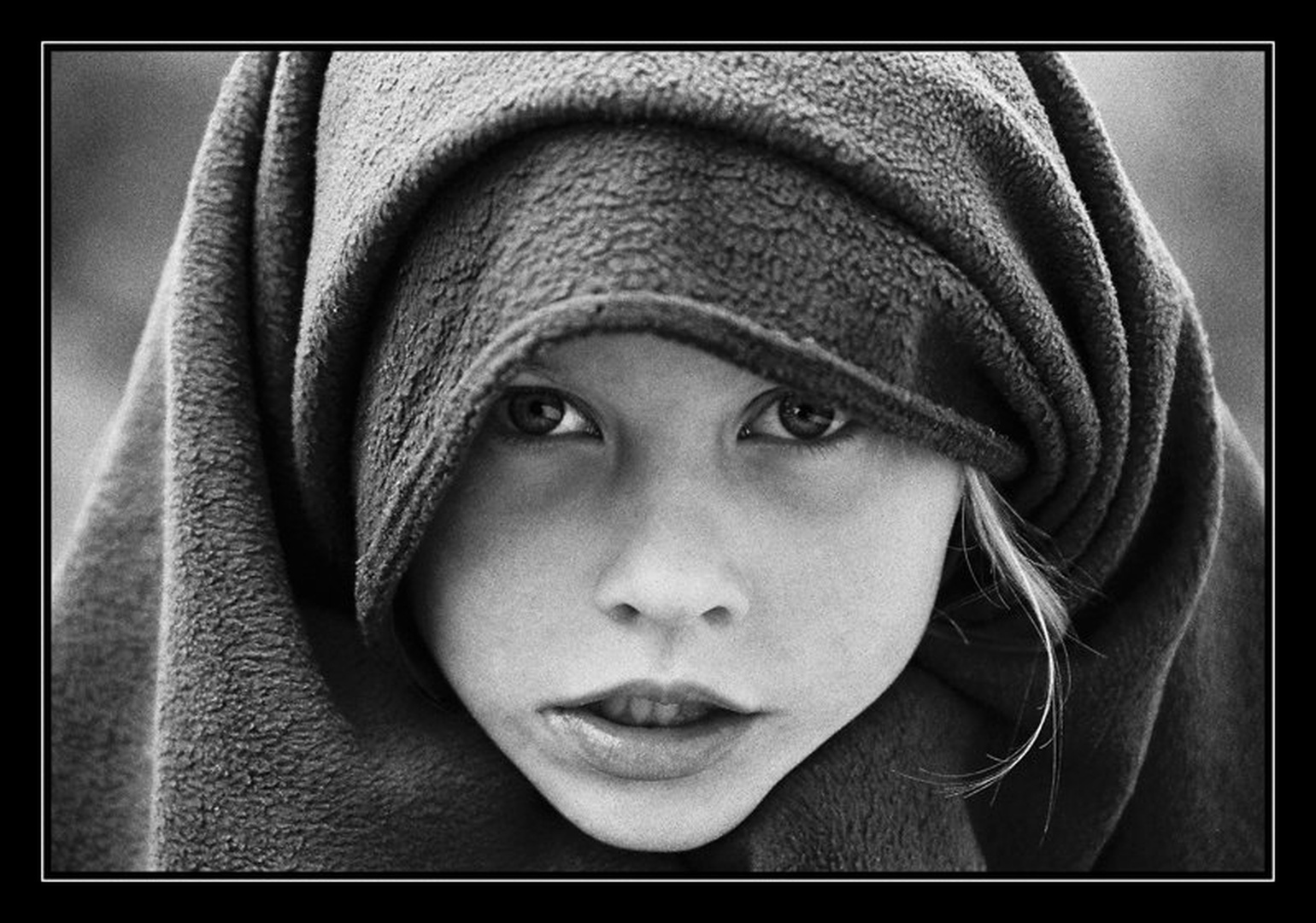 Girl's face by