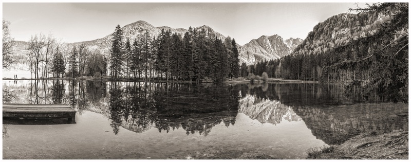 Panorama jezero Jezersko by Bojan Bodlaj