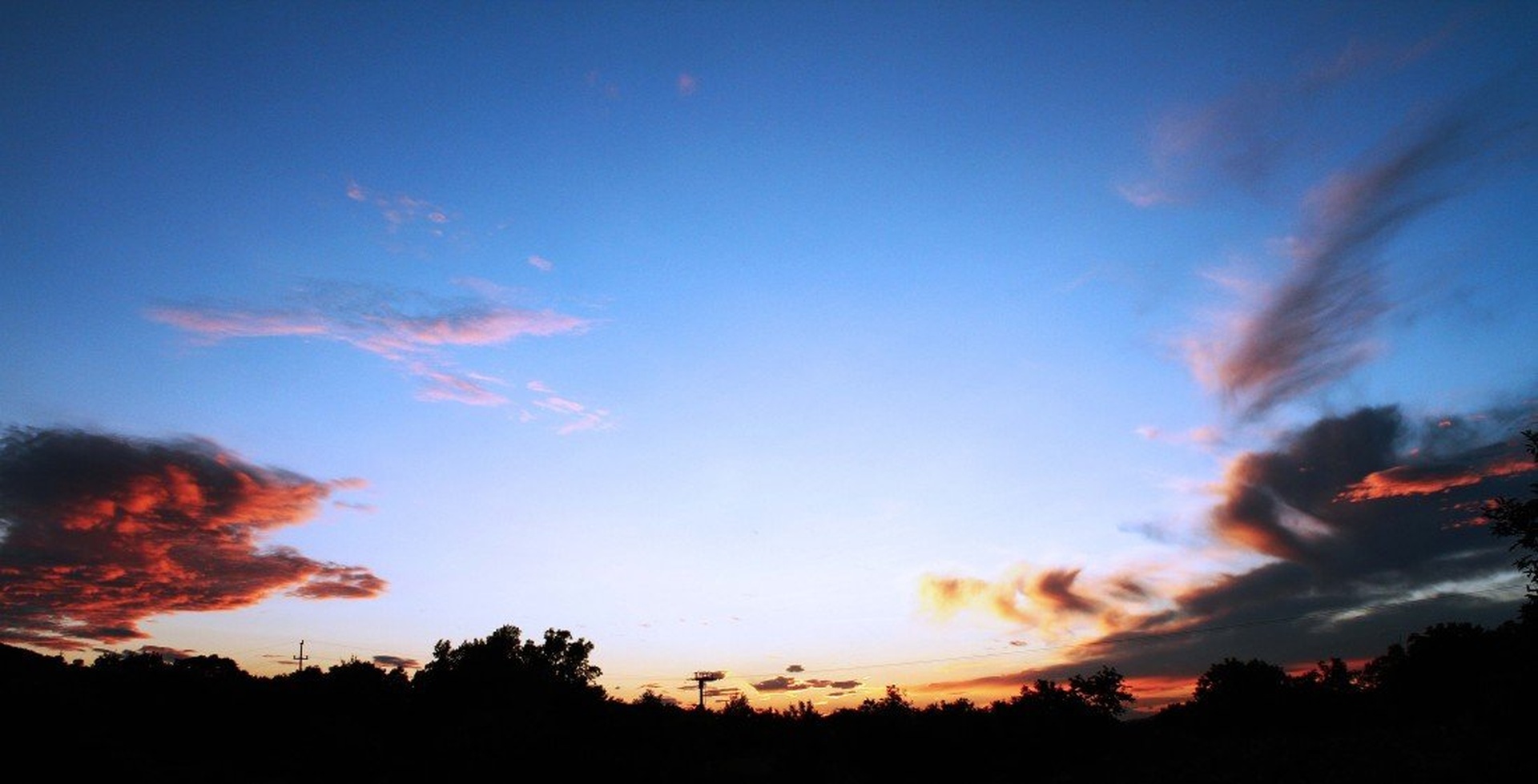 Almost red and blue sunset by Grega Krečič