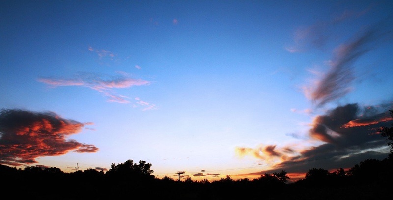 Almost red and blue sunset by Grega Krečič