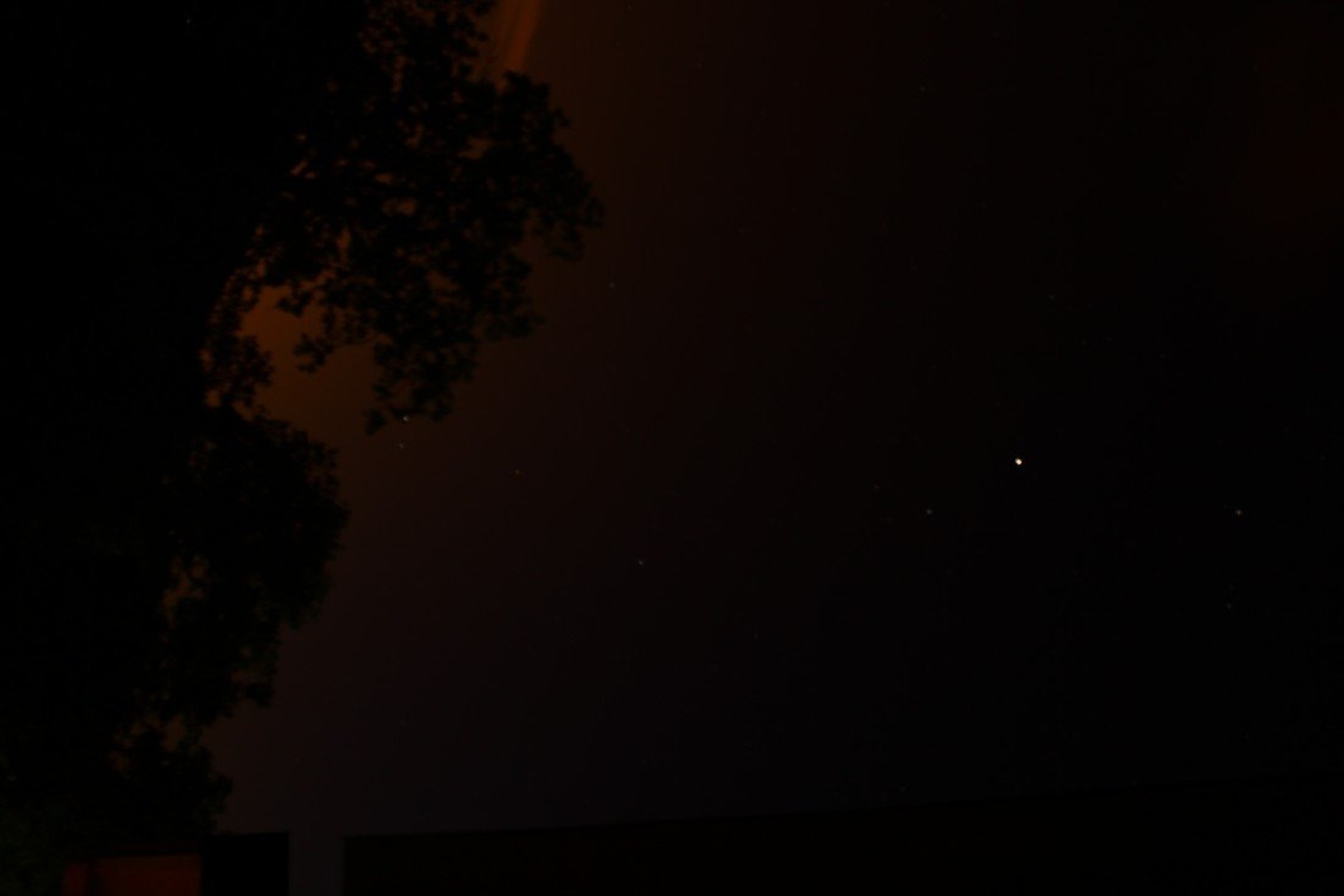 Orange sky and the star by Grega Krečič