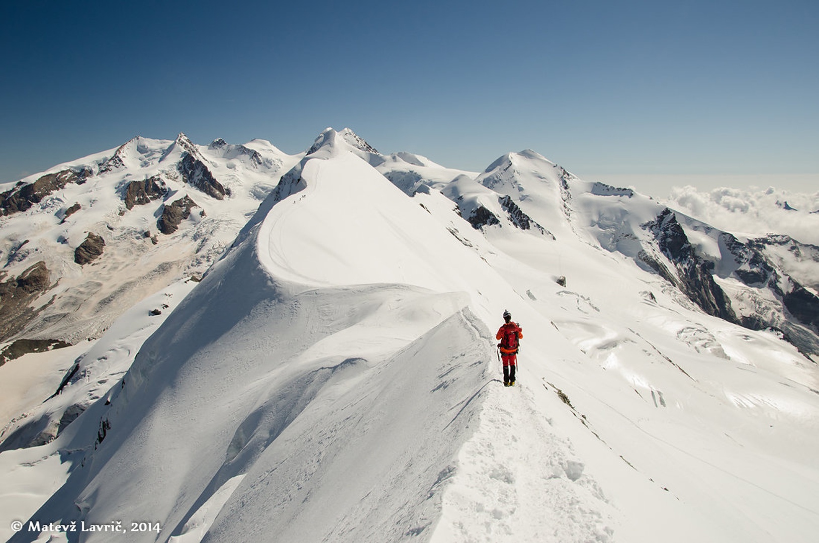 Breithorn 4164 m by Matevž Lavrič