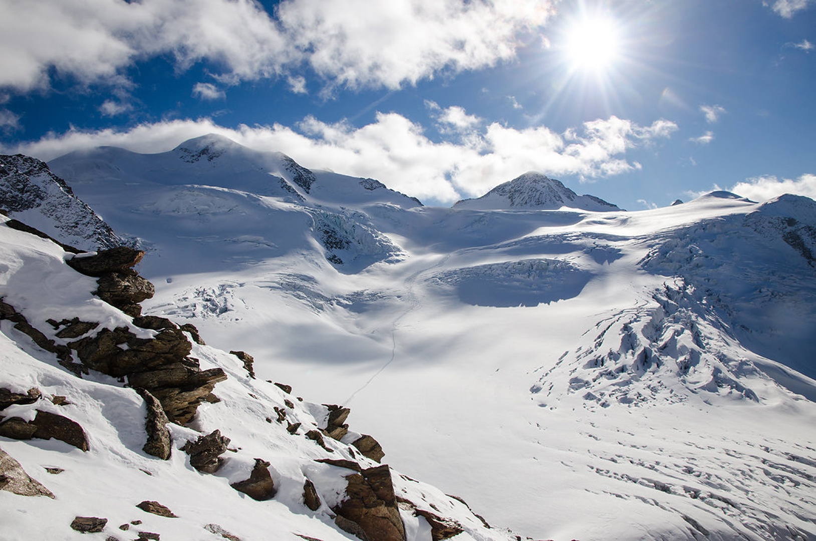 Wildspitze & Hinterer Brochkogel by Matevž Lavrič