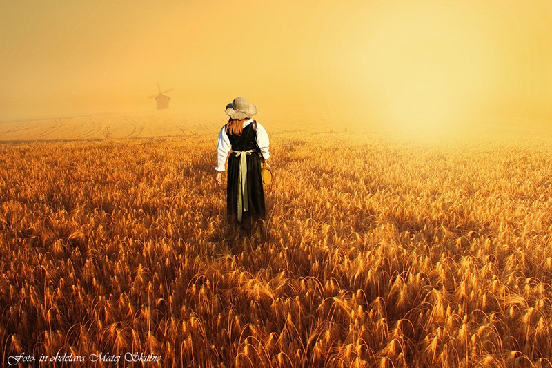 Wheat girl by Matej Skubic