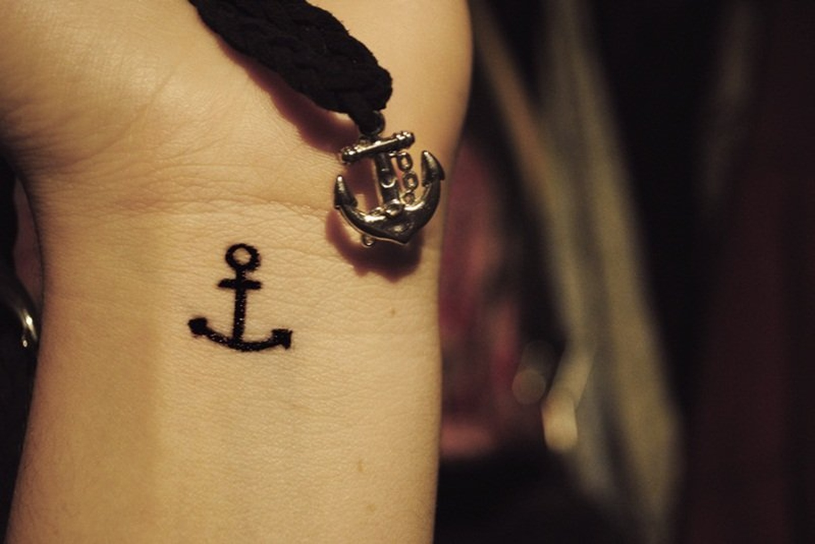 anchor tattoo by Tina Lemon