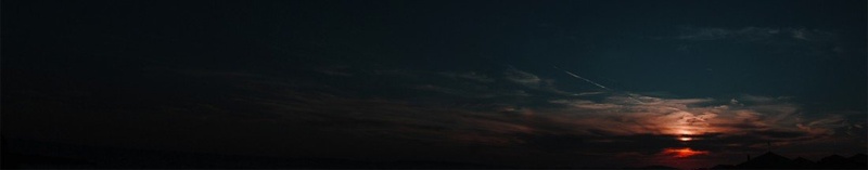 Panorama Sunset by Tina Lemon