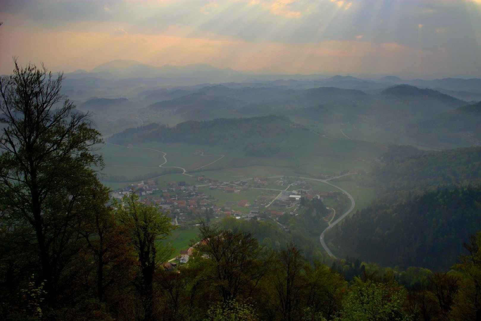 Pogled iz Rifnika by Jožef Tuhtar