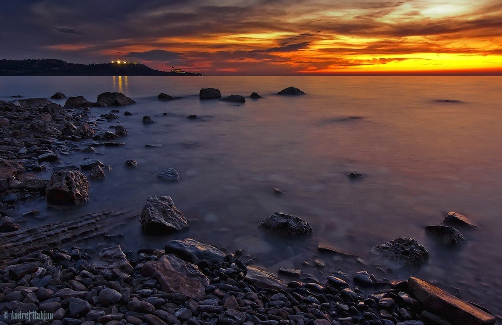 Pogled na Piran II by Andrej Habjan