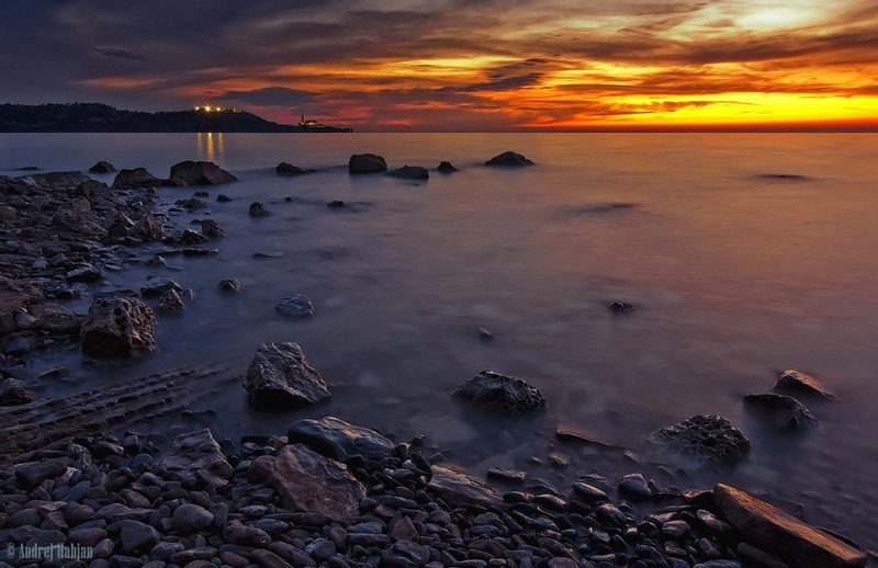Pogled na Piran II by Andrej Habjan