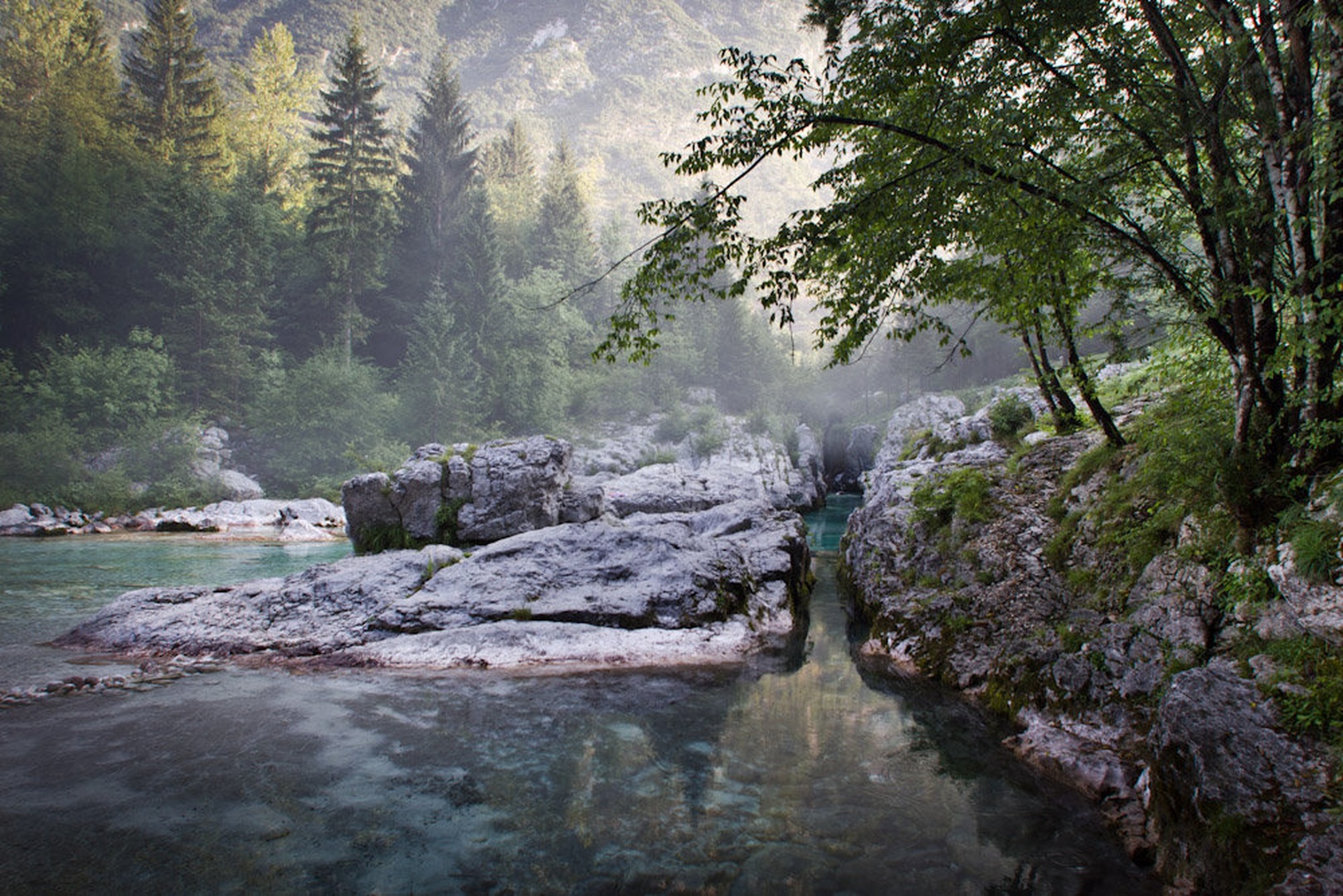 Jutranja Soča by Martin Cekada