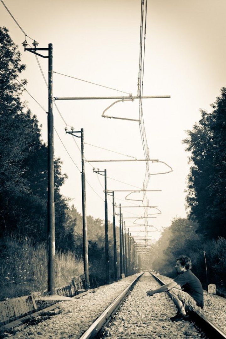 Missed train... by Martin Cekada
