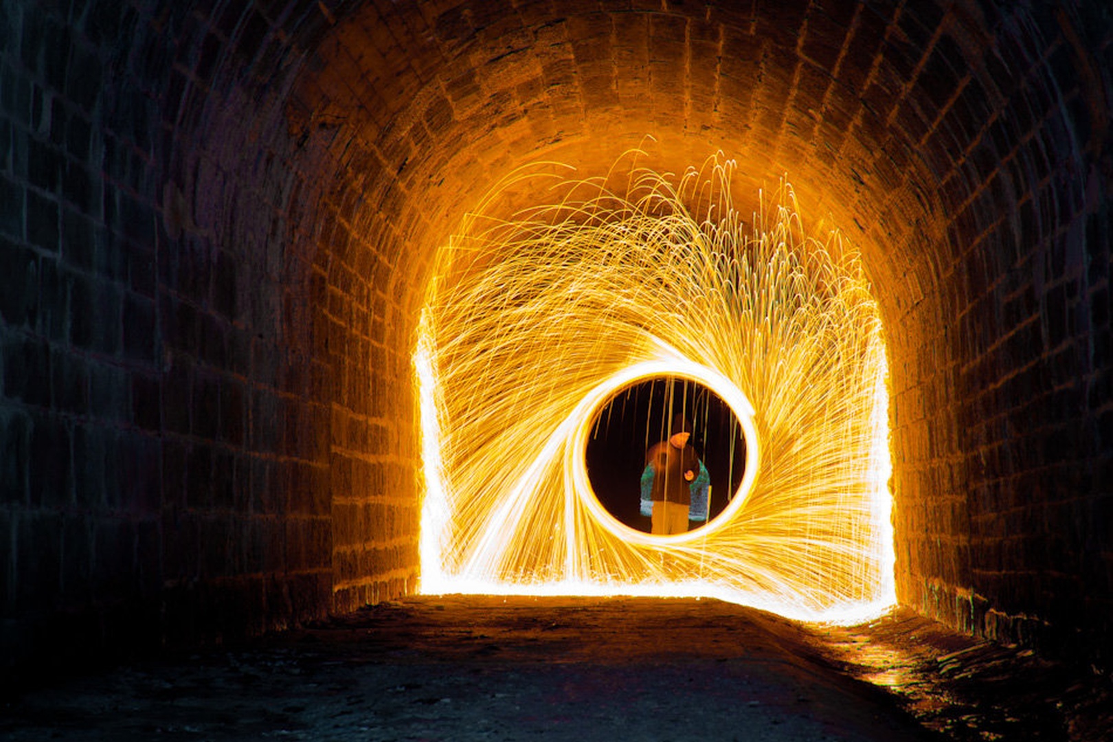 Tunnel Lightshow by Martin Cekada
