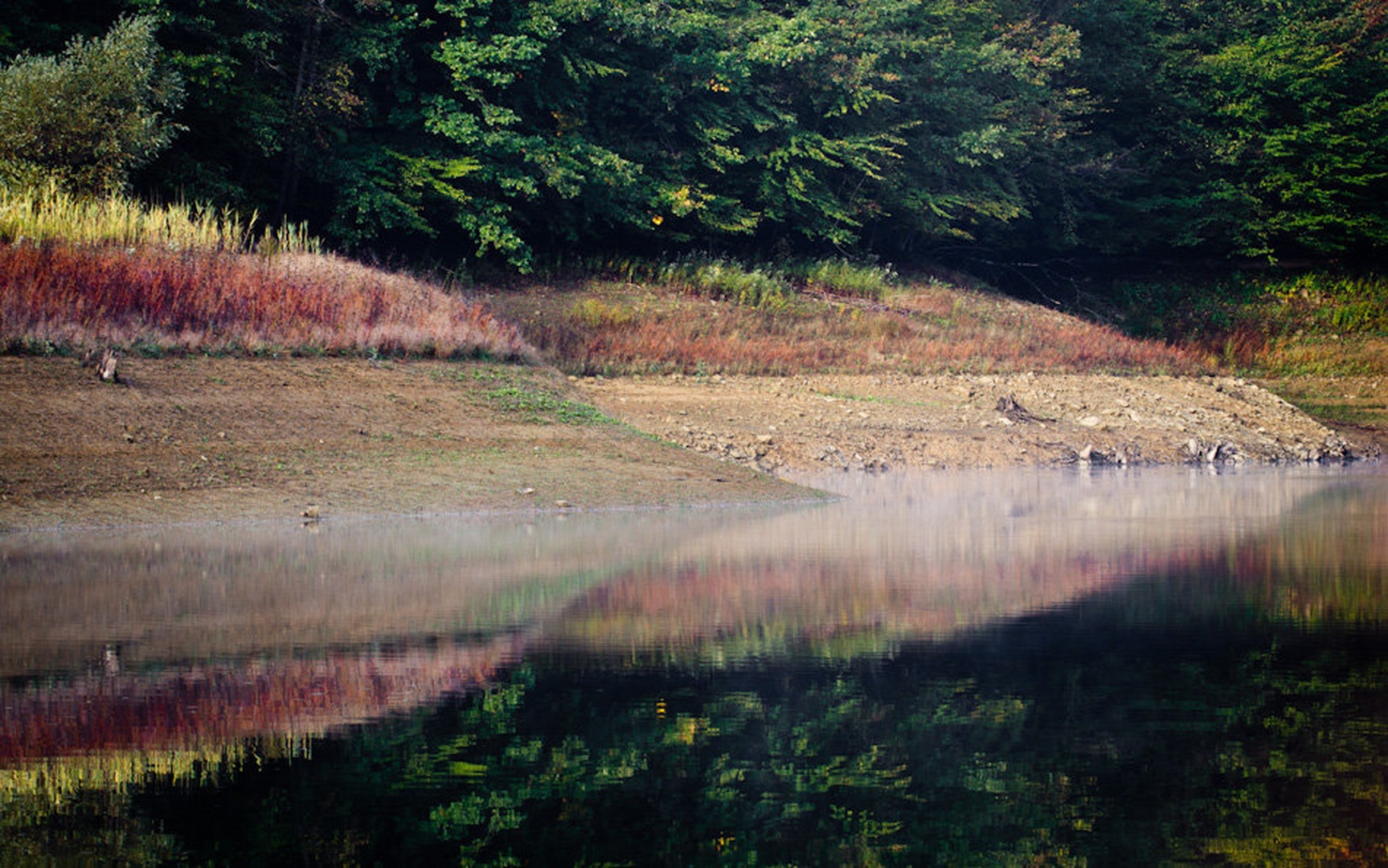 Autumn Lake by Martin Cekada