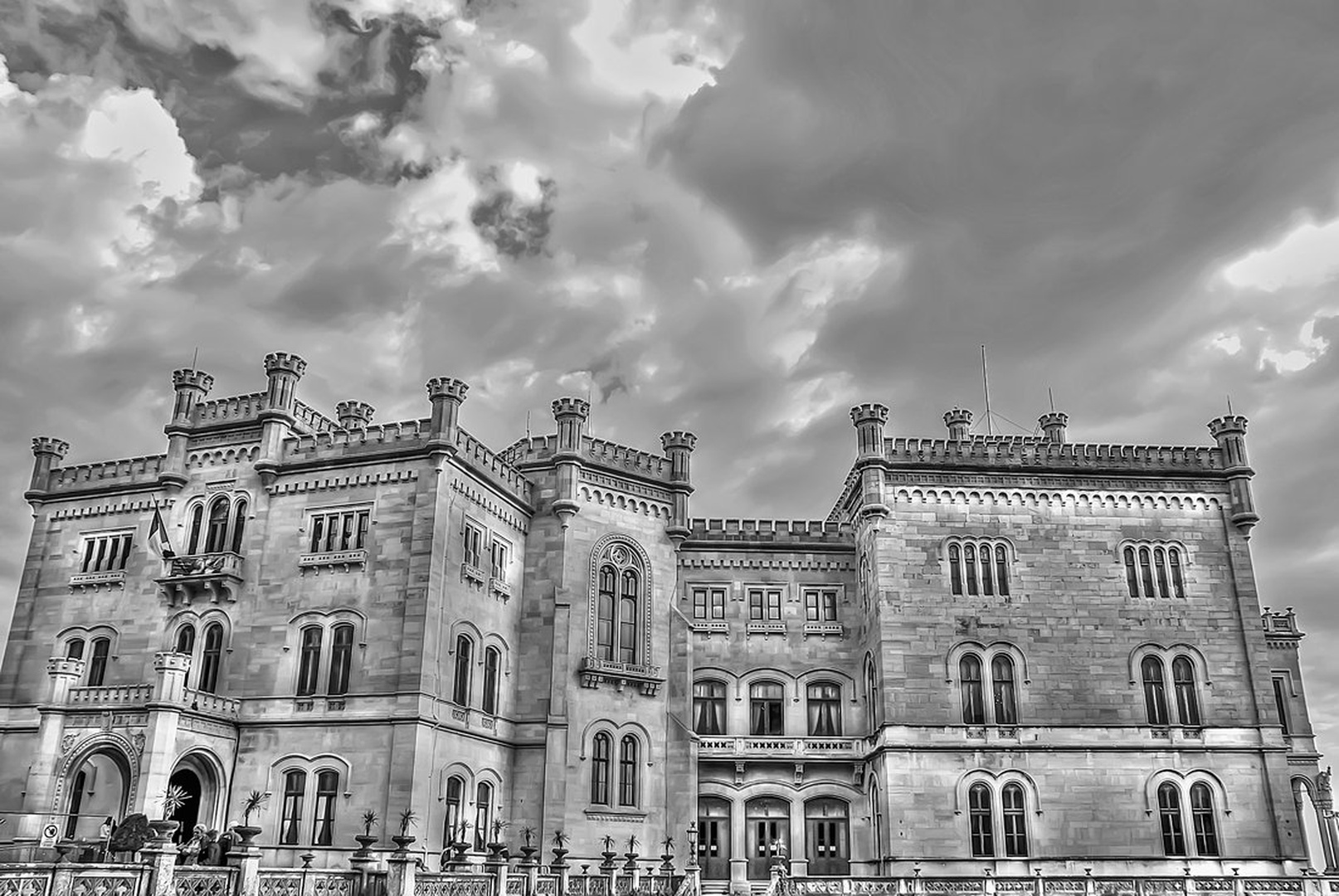 Miramare Castle by Damir Ipavec