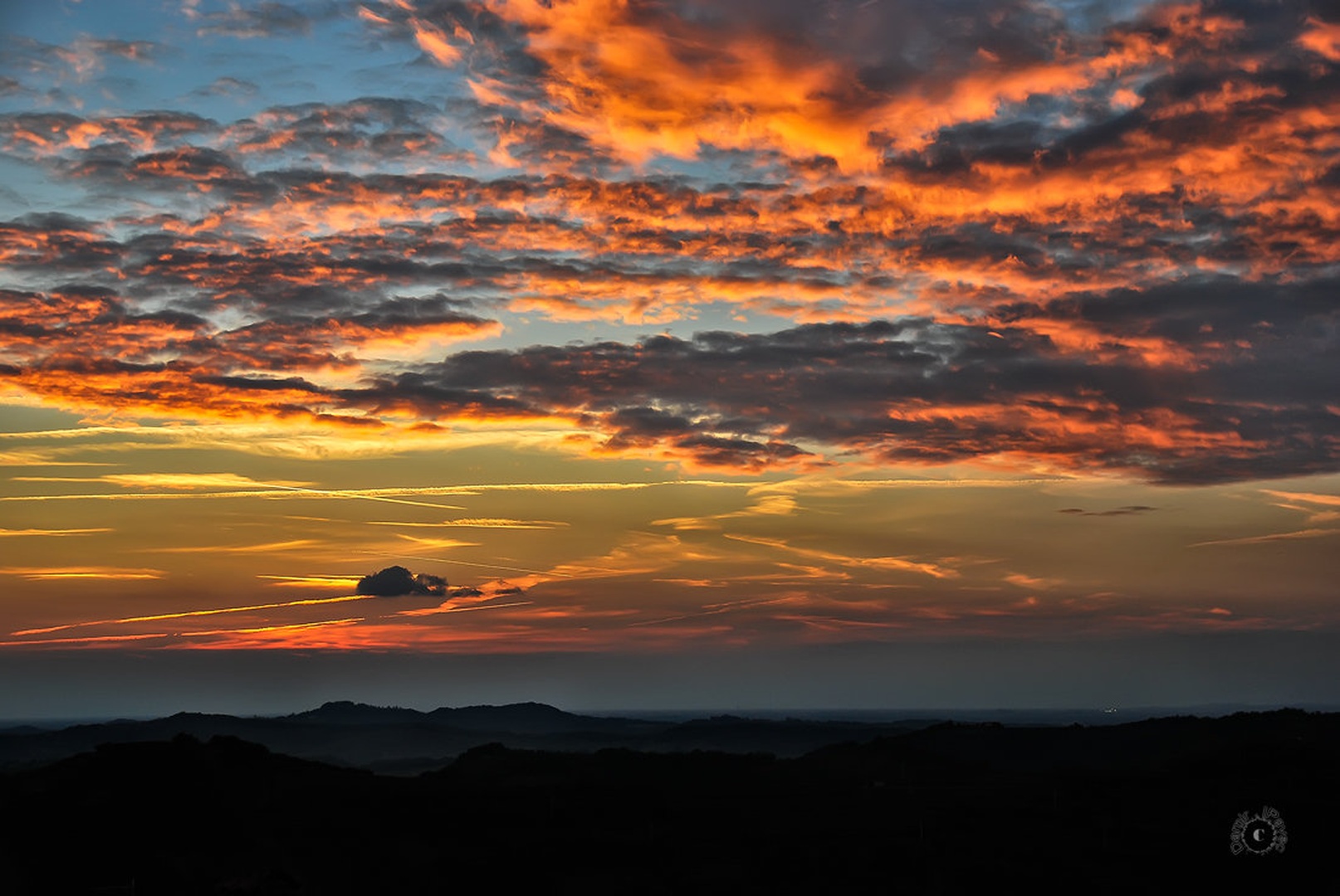 Burning sky by Damir Ipavec