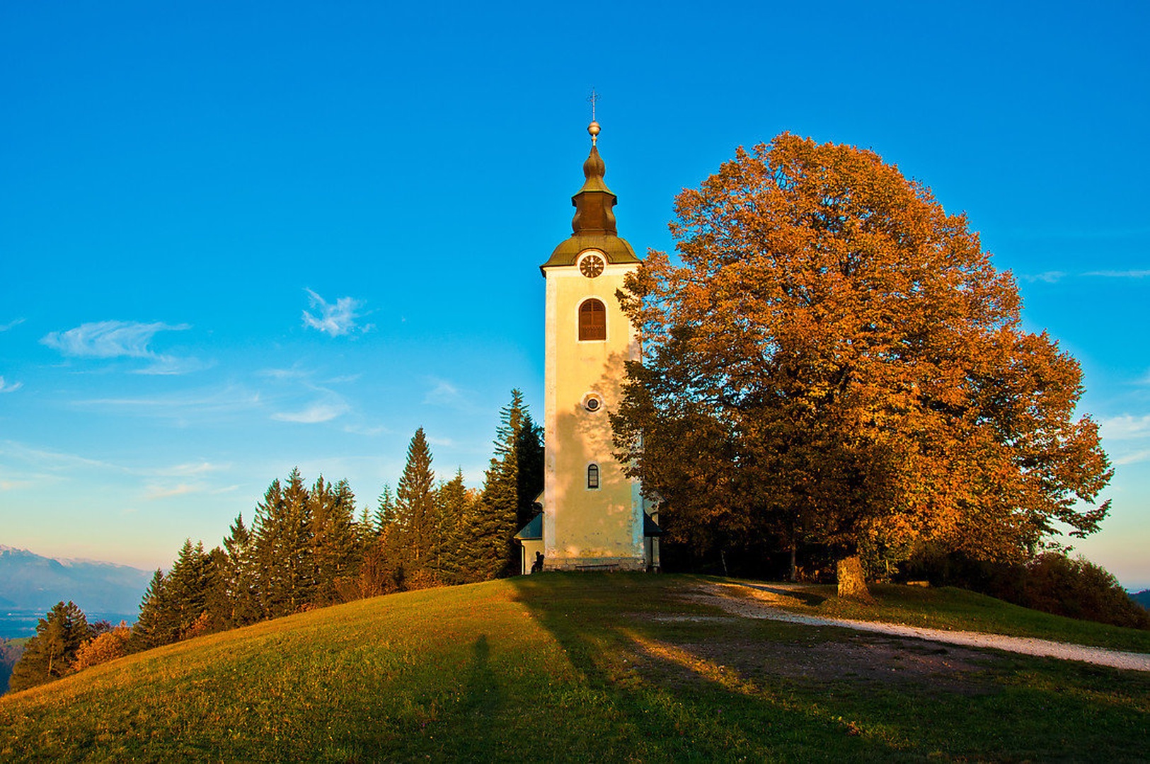 Cerkev Sv.Ožbolta by Marjana Žiža Hafner
