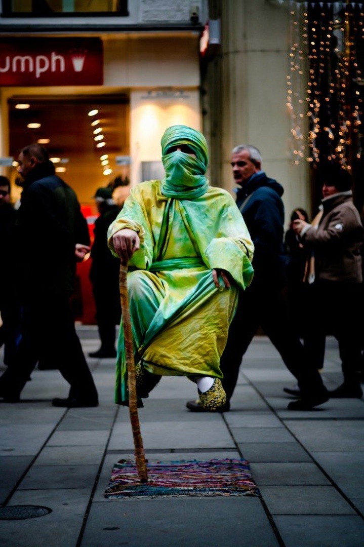 Street performer by
