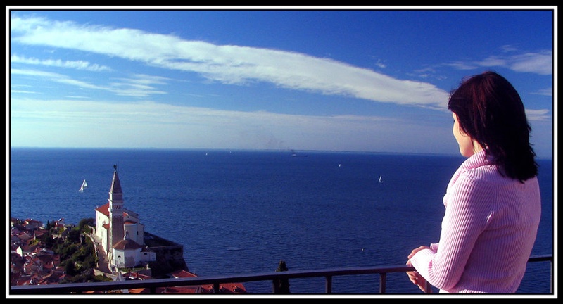 Blue view by Davor