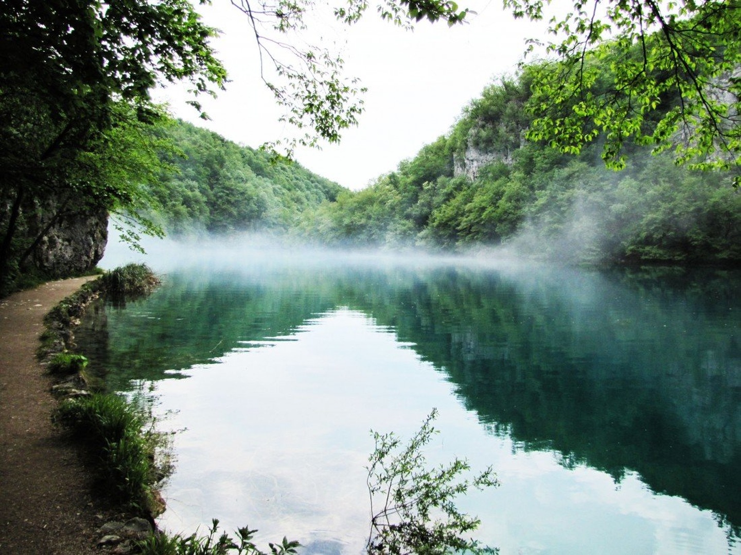 misty Lake by