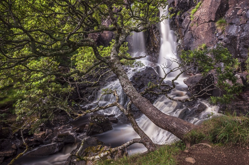Eas Fors Waterfall by Anita