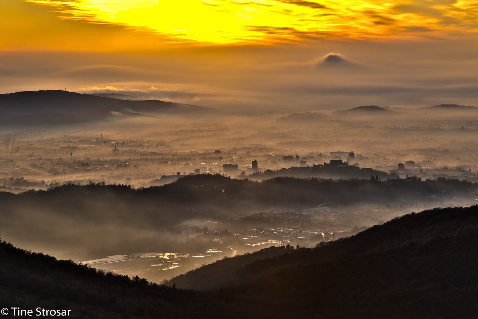 Nova Gorica in layers by Tine Strosar