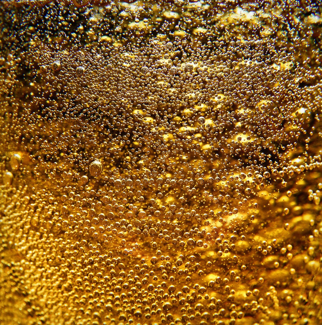 Gold bubbles by aleksander kavčnik