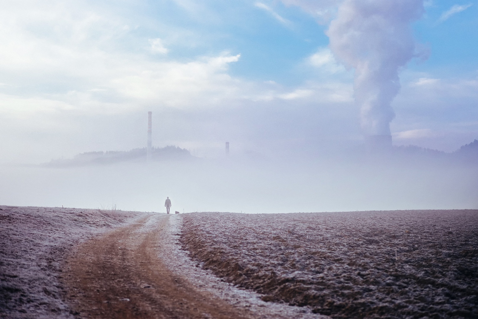 Walking in the fog by aleksander kavčnik