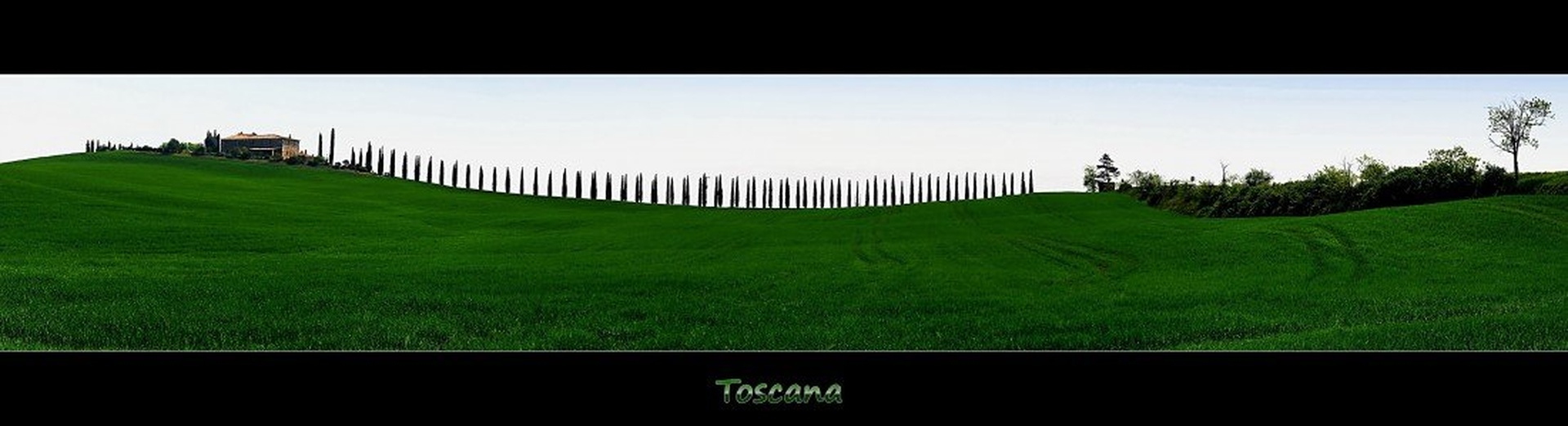 Panorama - Hiška v Toskani by Matej Vrečar