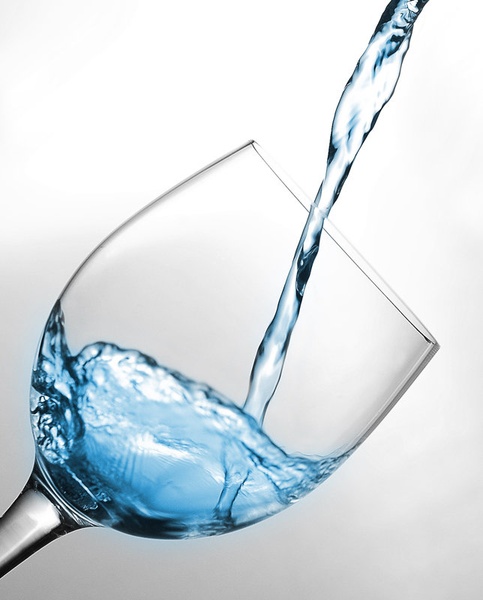 Blue liquid by Luka Hancic